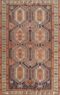 Machine Washable Traditional Red Brown Rug, wshtr2351