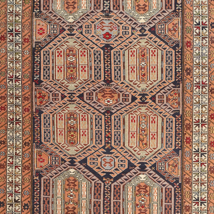 Traditional Red Brown Persian Rug, tr2351