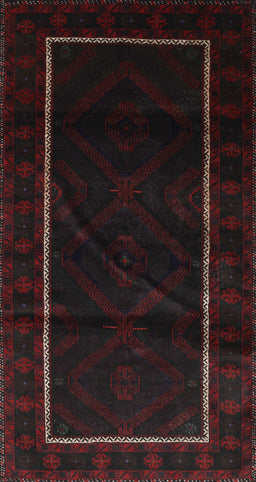 Machine Washable Traditional Charcoal Black Rug, wshtr2354