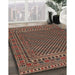 Traditional Red Southwestern Rug in Family Room, tr2356