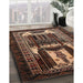 Traditional Red Persian Rug in Family Room, tr2357