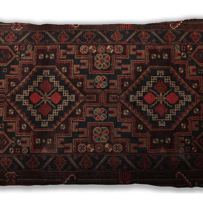 Traditional Classic Rectangular Dark Brown Lumbar Throw Pillow, 13 inch by 19 inch, lbtr2359