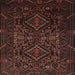 Square Traditional Dark Brown Persian Rug, tr2359