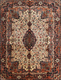 Machine Washable Traditional Camel Brown Rug, wshtr235