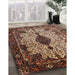 Machine Washable Traditional Camel Brown Rug in a Family Room, wshtr235