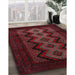 Machine Washable Traditional Tomato Red Rug in a Family Room, wshtr2360