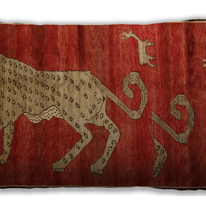 Traditional Classic Rectangular Red Lumbar Throw Pillow, 13 inch by 19 inch, lbtr2361