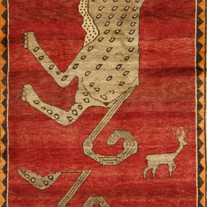 Machine Washable Traditional Red Rug, wshtr2361