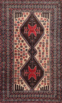 Machine Washable Traditional Dark Almond Brown Rug, wshtr2364