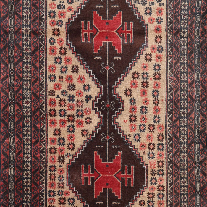 Traditional Dark Almond Brown Persian Rug, tr2364