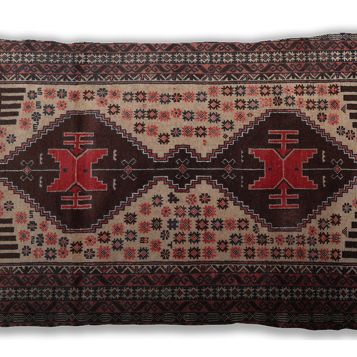 Traditional Classic Rectangular Dark Almond Brown Lumbar Throw Pillow, 13 inch by 19 inch, lbtr2364