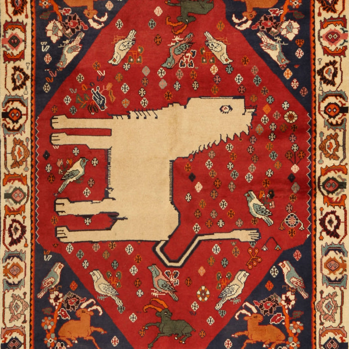 Traditional Red Persian Rug, tr2365