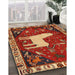 Traditional Red Persian Rug in Family Room, tr2365