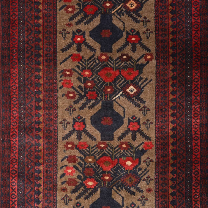 Machine Washable Traditional Sepia Brown Rug, wshtr2366