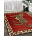 Machine Washable Traditional Light Brown Rug in a Family Room, wshtr2367