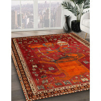 Traditional Red Animal Rug, tr2368