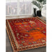 Traditional Red Animal Rug in Family Room, tr2368