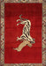 Traditional Red Animal Rug, tr2369