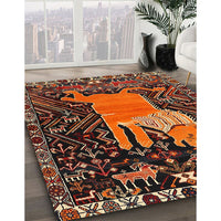 Traditional Red Animal Rug, tr2370