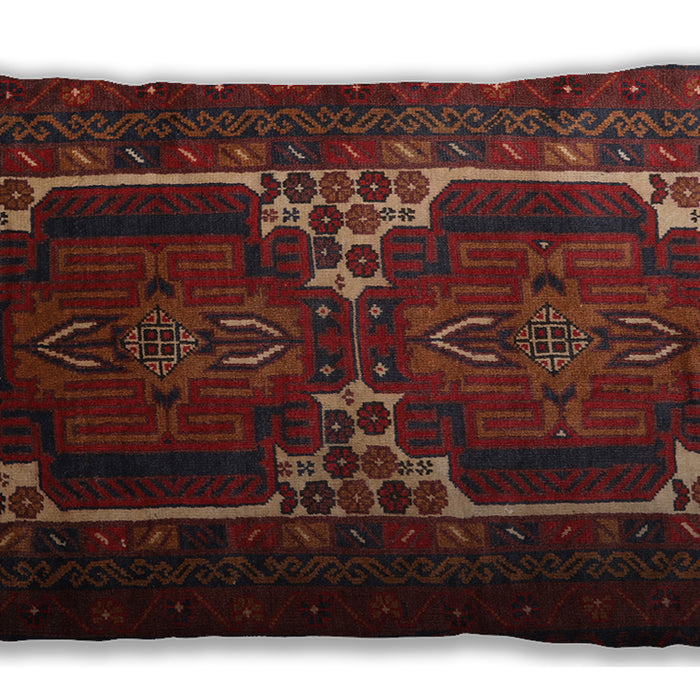 Traditional Classic Rectangular Chestnut Brown Lumbar Throw Pillow, 13 inch by 19 inch, lbtr2371