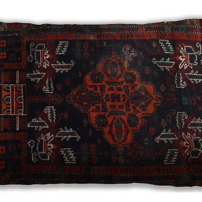 Traditional Classic Rectangular Burgundy Brown Lumbar Throw Pillow, 13 inch by 19 inch, lbtr2372
