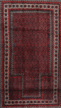 Machine Washable Traditional Red Wine or Wine Red Rug, wshtr2373