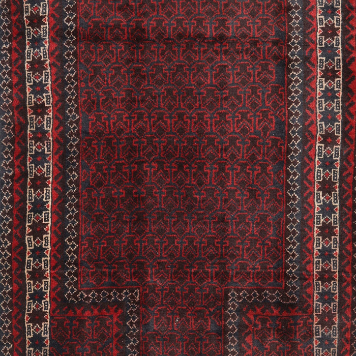 Traditional Wine Red Persian Rug, tr2373