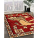 Machine Washable Traditional Red Rug in a Family Room, wshtr2374