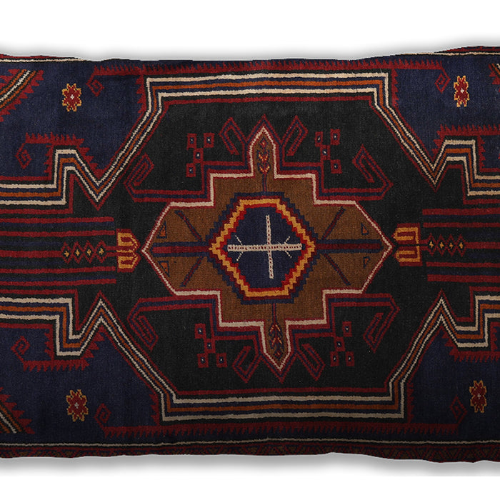 Traditional Classic Rectangular Western Charcoal Gray Lumbar Throw Pillow, 13 inch by 19 inch, lbtr2379