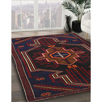 Traditional Charcoal Gray Persian Rug, tr2379