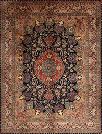 Machine Washable Traditional Bronze Brown Rug, wshtr237