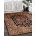 Machine Washable Traditional Bronze Brown Rug in a Family Room, wshtr237