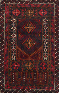 Machine Washable Traditional Bakers Brown Rug, wshtr2380