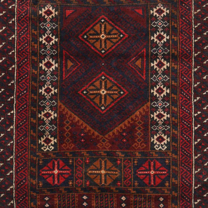 Machine Washable Traditional Bakers Brown Rug, wshtr2380