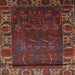 Square Traditional Chestnut Brown Persian Rug, tr2382