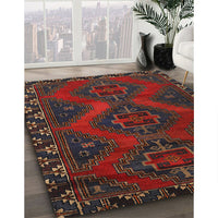 Traditional Cranberry Red Persian Rug, tr2383