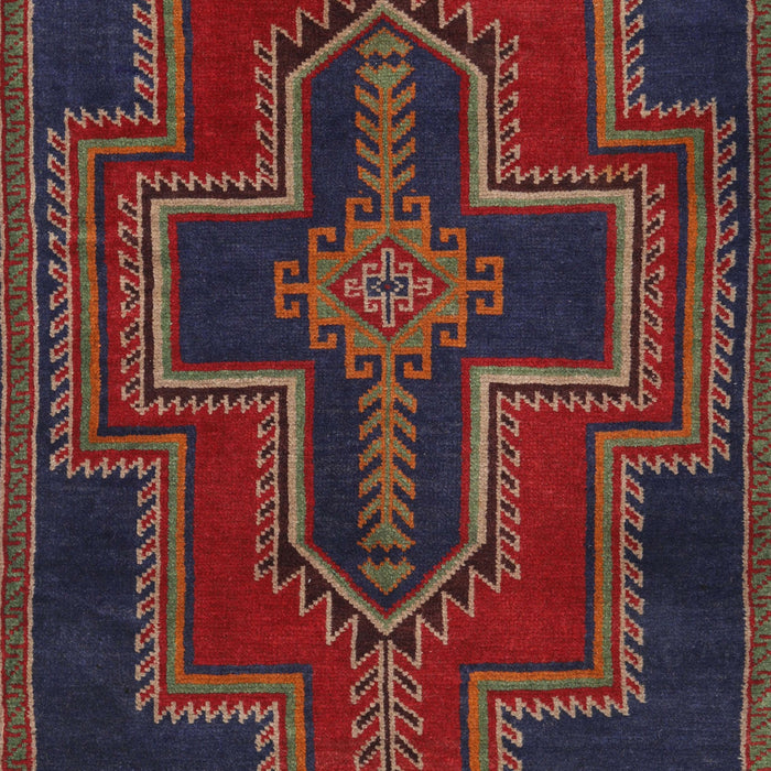 Traditional Saffron Red Persian Rug, tr2384