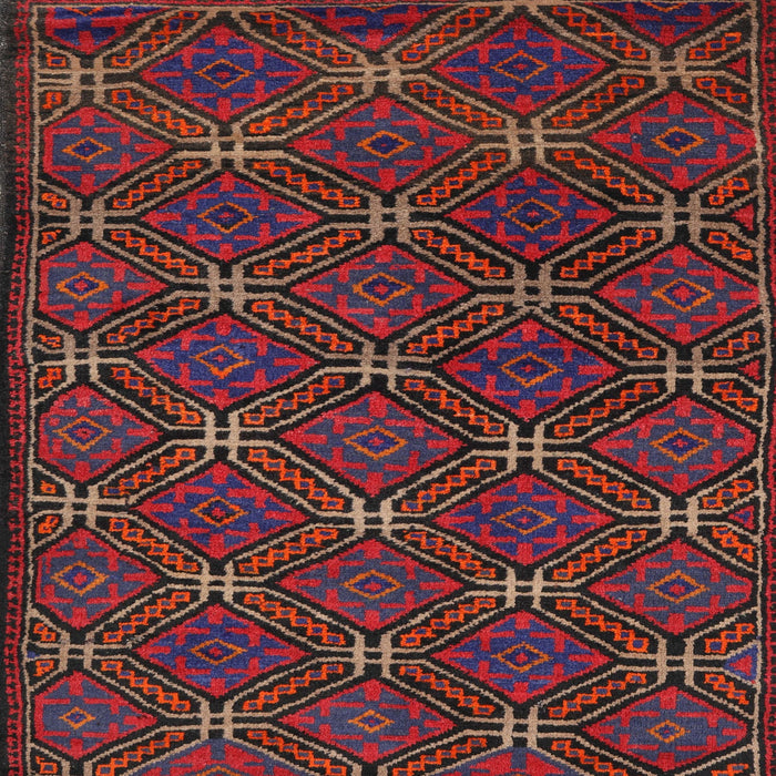 Square Traditional Rosy Purple Southwestern Rug, tr2385