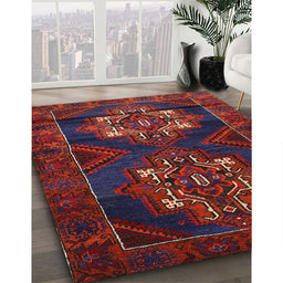 Machine Washable Traditional Red Rug in a Family Room, wshtr2386