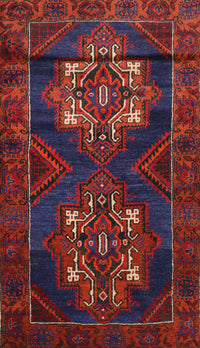 Machine Washable Traditional Red Rug, wshtr2386