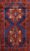 Machine Washable Traditional Red Rug, wshtr2386