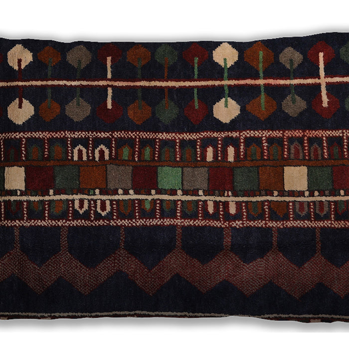 Traditional Classic Rectangular Dark Scarlet Red Lumbar Throw Pillow, 13 inch by 19 inch, lbtr2387