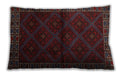 Traditional Classic Rectangular Saffron Red Lumbar Throw Pillow, 13 inch by 19 inch, lbtr2389