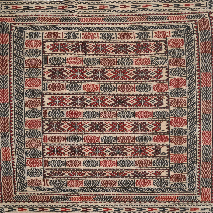 Square Traditional Red Persian Rug, tr2391