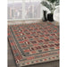 Machine Washable Traditional Vermilion Red Rug in a Family Room, wshtr2391