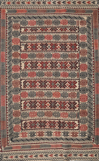 Machine Washable Traditional Vermilion Red Rug, wshtr2391