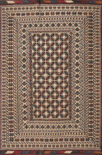 Machine Washable Traditional Bakers Brown Rug, wshtr2392