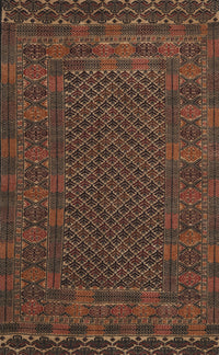 Machine Washable Traditional Night Red Rug, wshtr2393