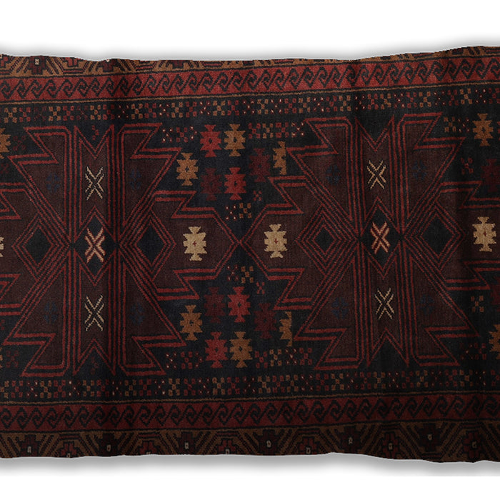 Traditional Classic Rectangular Red Lumbar Throw Pillow, 13 inch by 19 inch, lbtr2397