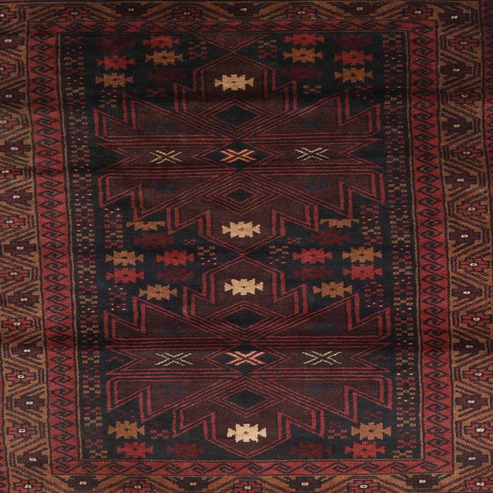 Square Traditional Red Persian Rug, tr2397